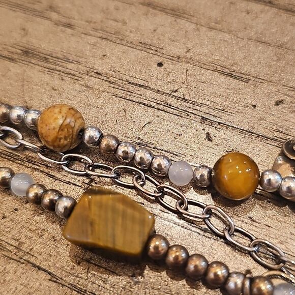 Heart Charm Layered Necklace Precious Stone NWT Jim Shore - Picture 6 of 9